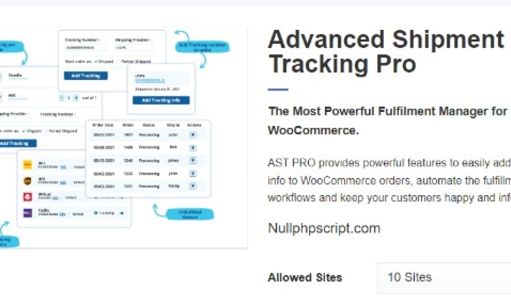 Advanced Shipment Tracking Pro v3.1 Nulled – WooCommerce Plugin