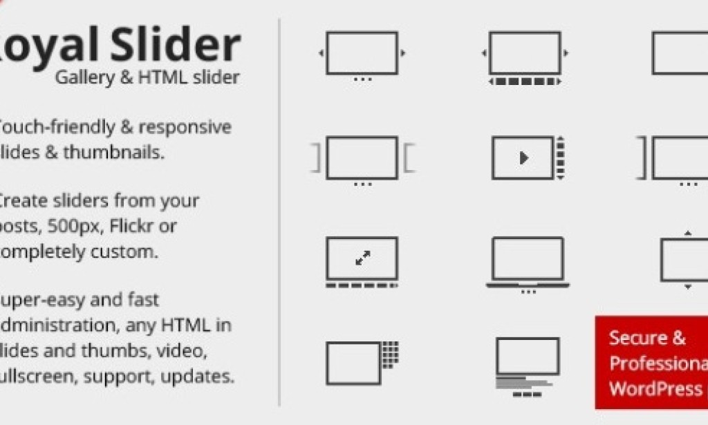 RoyalSlider v3.4.2 – Touch Content Slider for WordPress Plugin