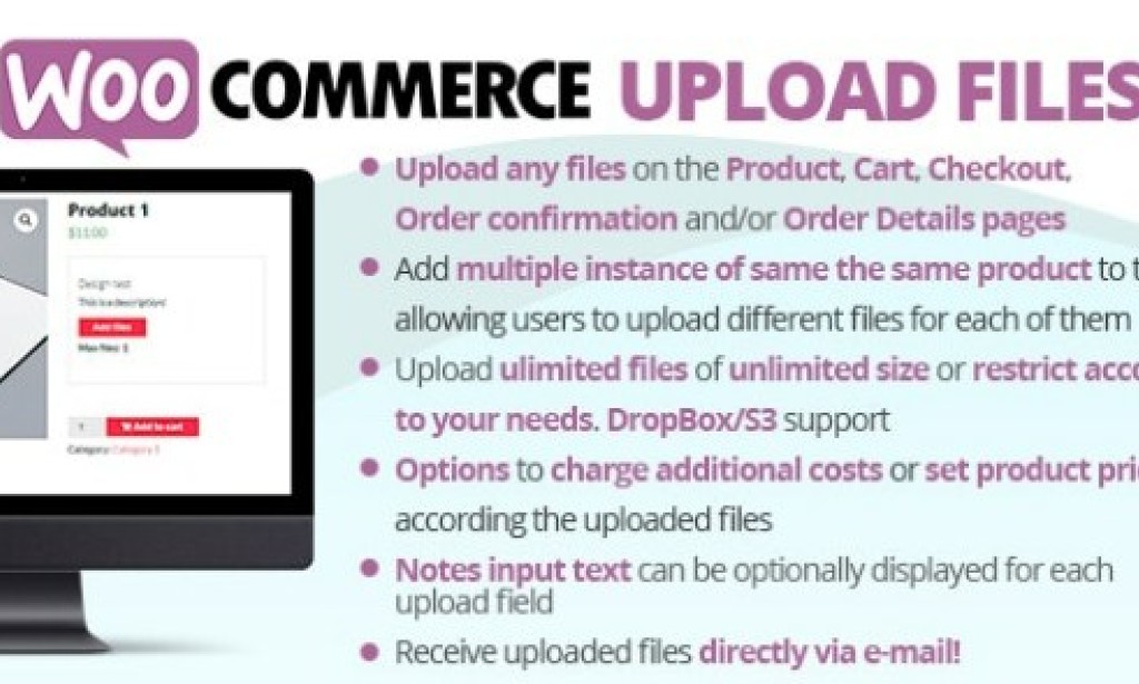 WooCommerce Upload Files v73.3 Nulled – WooCommerce Plugin