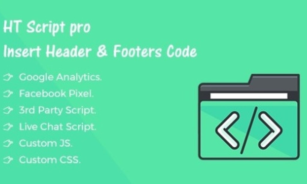 HT Script Pro v1.1.0 – Insert Headers and Footers Code WordPress Plugin