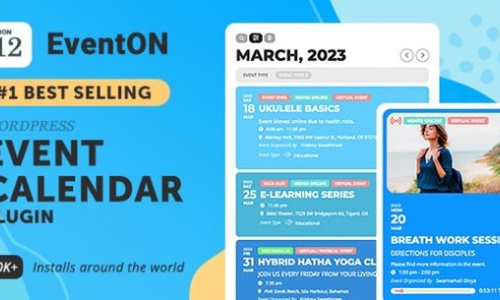 EventON v4.4 – WordPress Virtual Event Calendar Plugin Free
