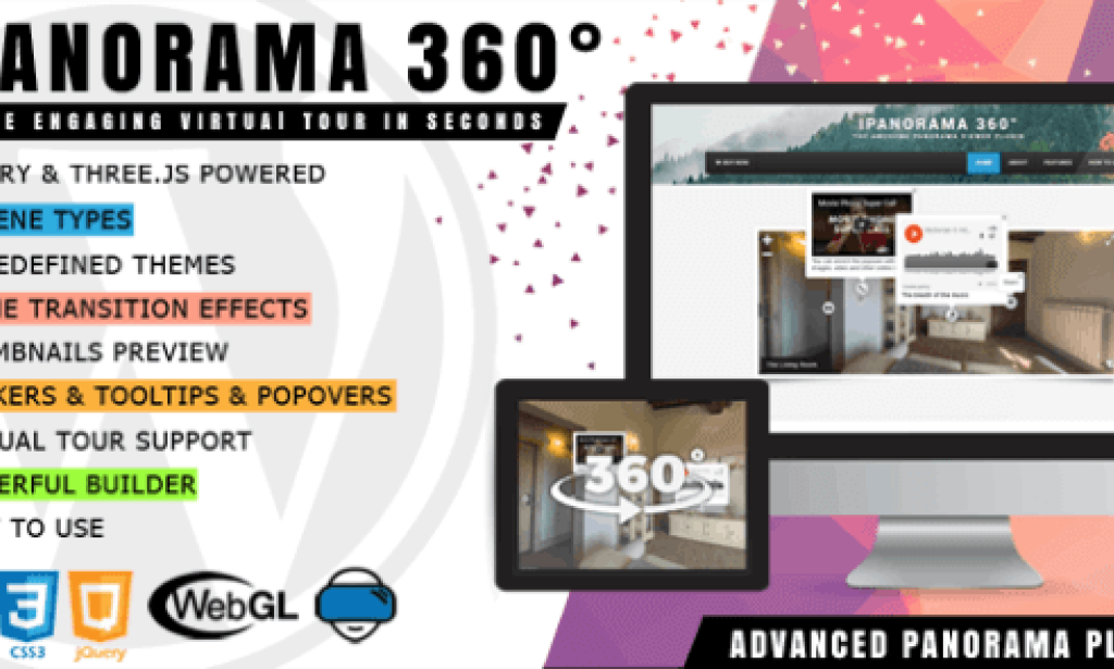 iPanorama 360° v1.7.0 – Virtual Tour Builder for WordPress Plugin