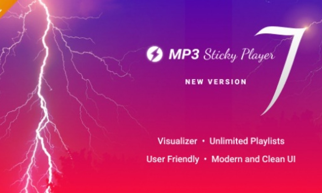 MP3 Sticky Player WordPress Plugin v7.3