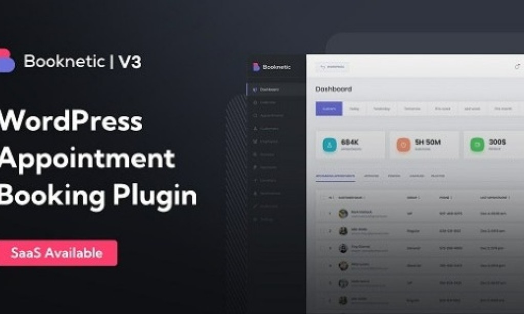 Booknetic v3.5.5 Nulled + Addons – WordPress Booking Plugin for Appointment Scheduling [SaaS] Free