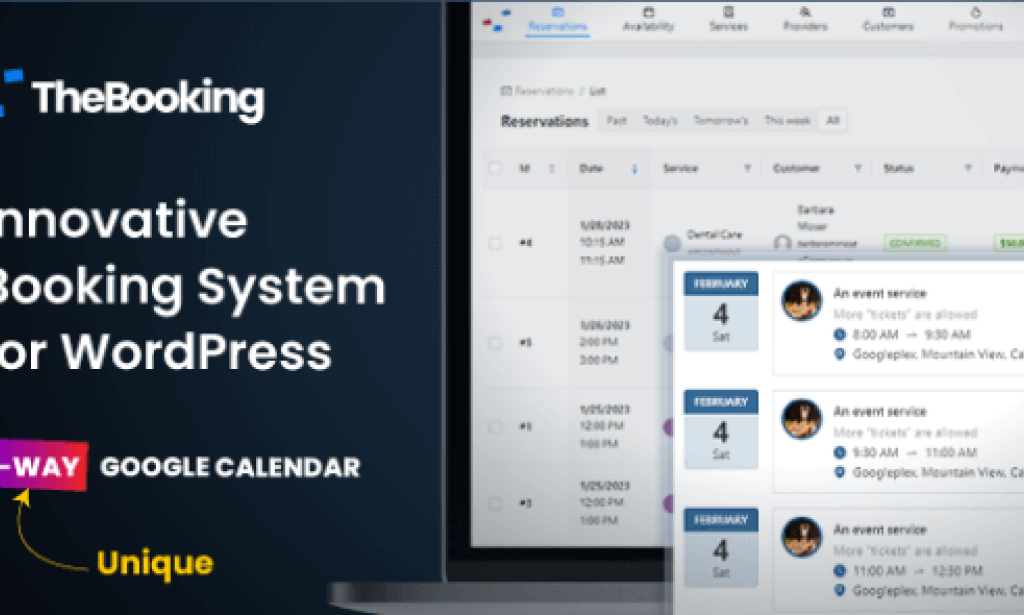 Team Booking v3.0.5 – WordPress Booking and Appointment Scheduling System Plugin