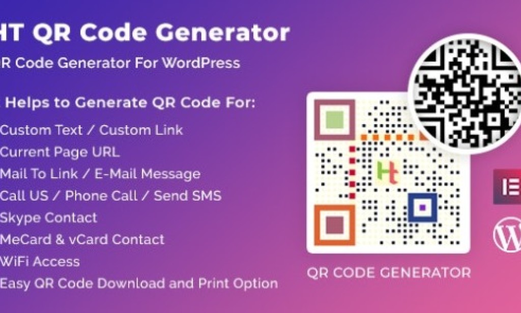 HT QR Code Generator v2.3.7 – WordPress Plugin