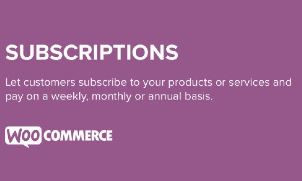 WooCommerce Subscriptions v4.8.1 Plugin