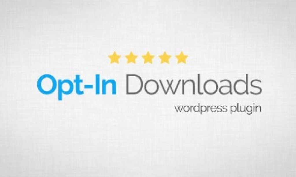 Opt-In Downloads v4.07 – WordPress Plugin Free
