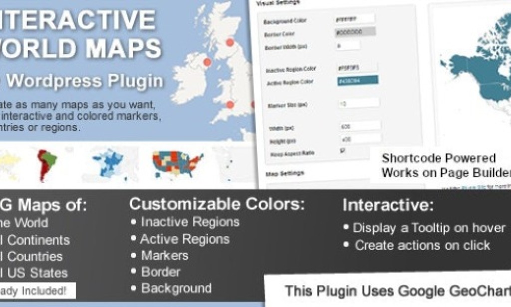 Interactive World Maps v2.4.11 – WordPress Plugin