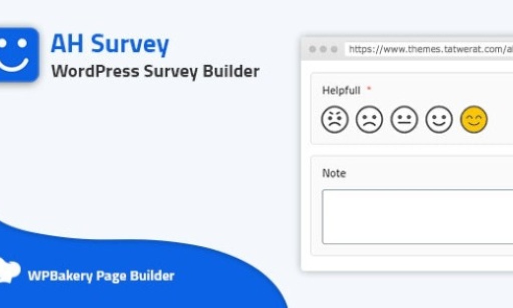 AH Survey v1.7.4 – Survey Builder With Multiple Questions Types Plugin