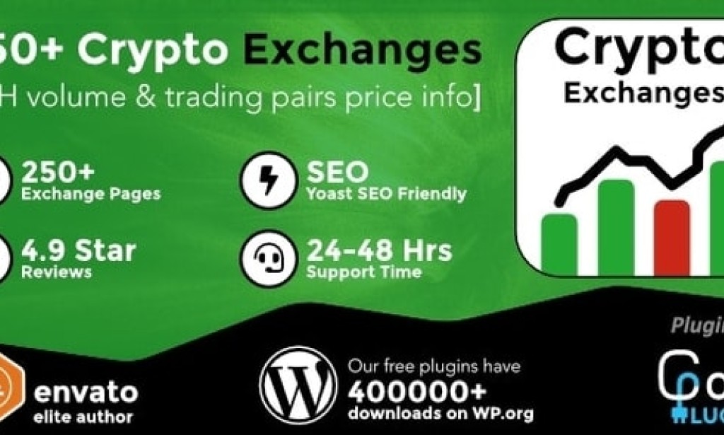 Cryptocurrency Exchanges List Pro Nulled v2.5 – WordPress Plugin