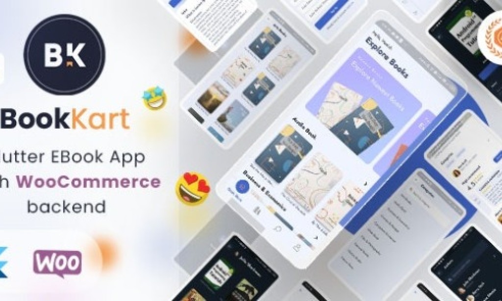 Bookkart v20.0 – Flutter Ebook Reader App For WordPress with WooCommerce App Source