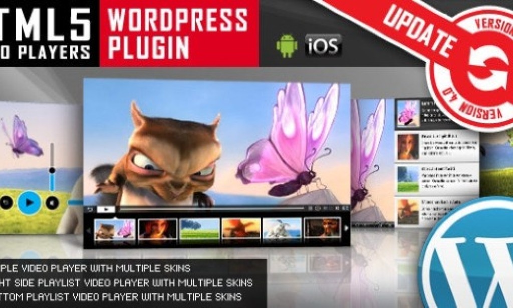 HTML5 Video Player WordPress Plugin v5.3.3 FREE
