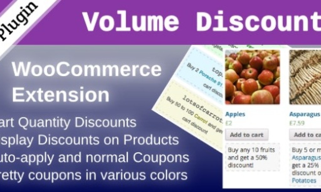 WooCommerce Volume Discount Coupons v1.7.0 – WordPress Plugin