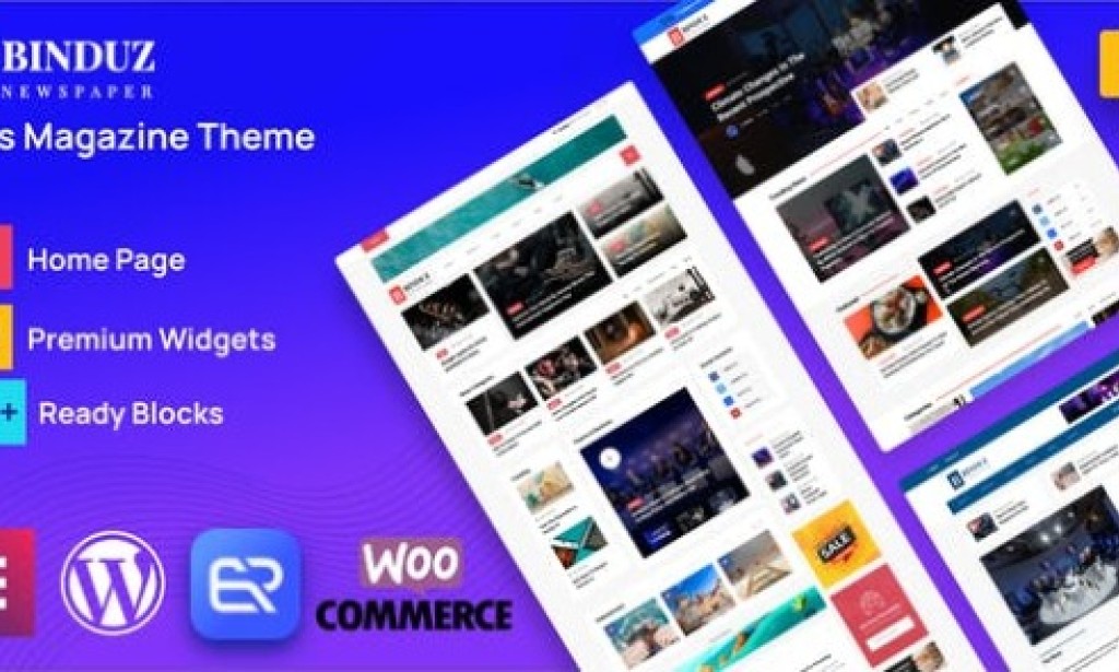 Binduz v1.3 – WordPress News Magazine Theme Free