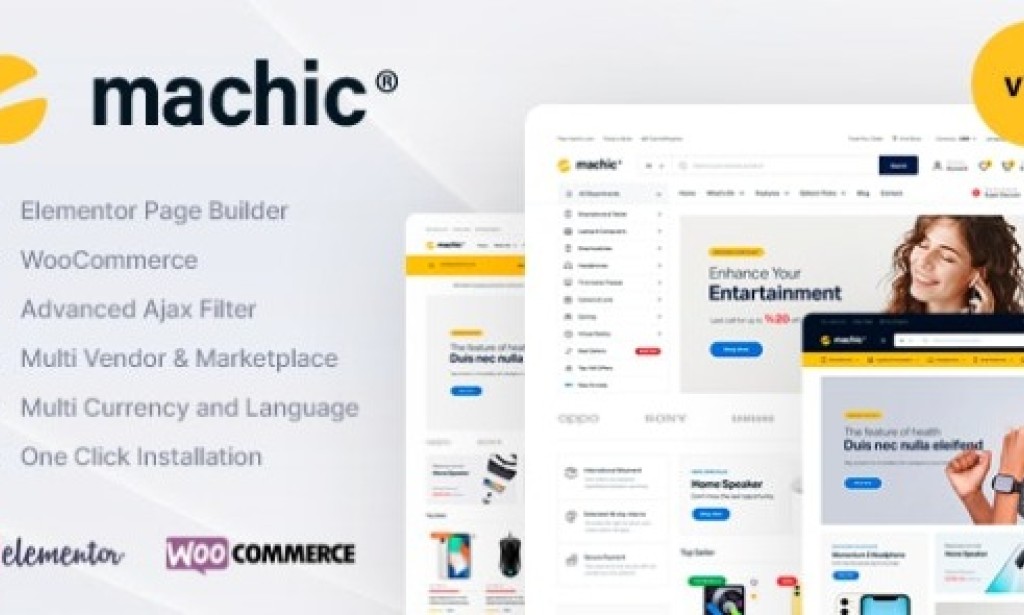 Machic v1.0.3 – Electronics Store WooCommerce Theme Free