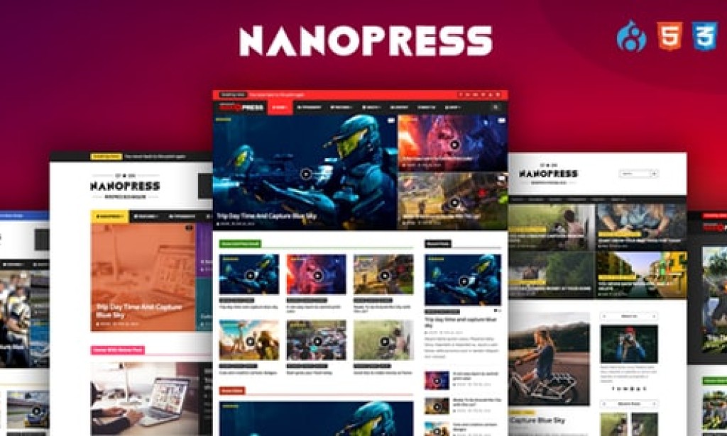 Nanopress v1.5 – WordPress Responsive Blog & Magazine Theme