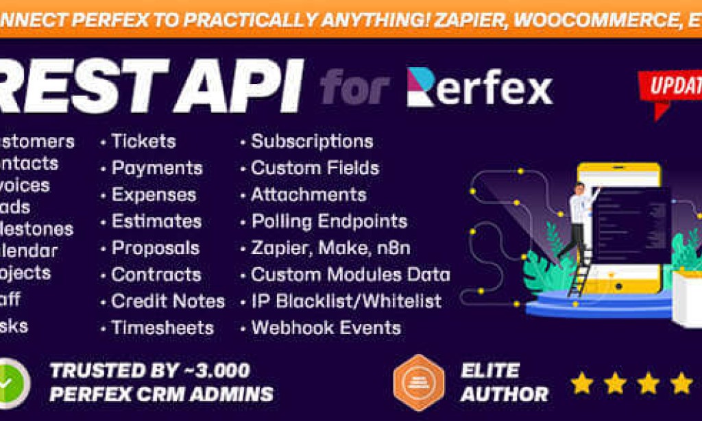 REST API Module for Perfex CRM v2.1.5 – Connect Apps and Automate Workflows with Third Party Applications
