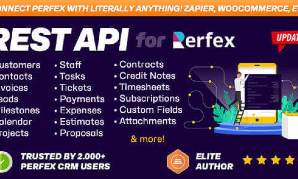 REST API Module for Perfex CRM v2.1.5 – Connect your Perfex CRM with Third Party Applications
