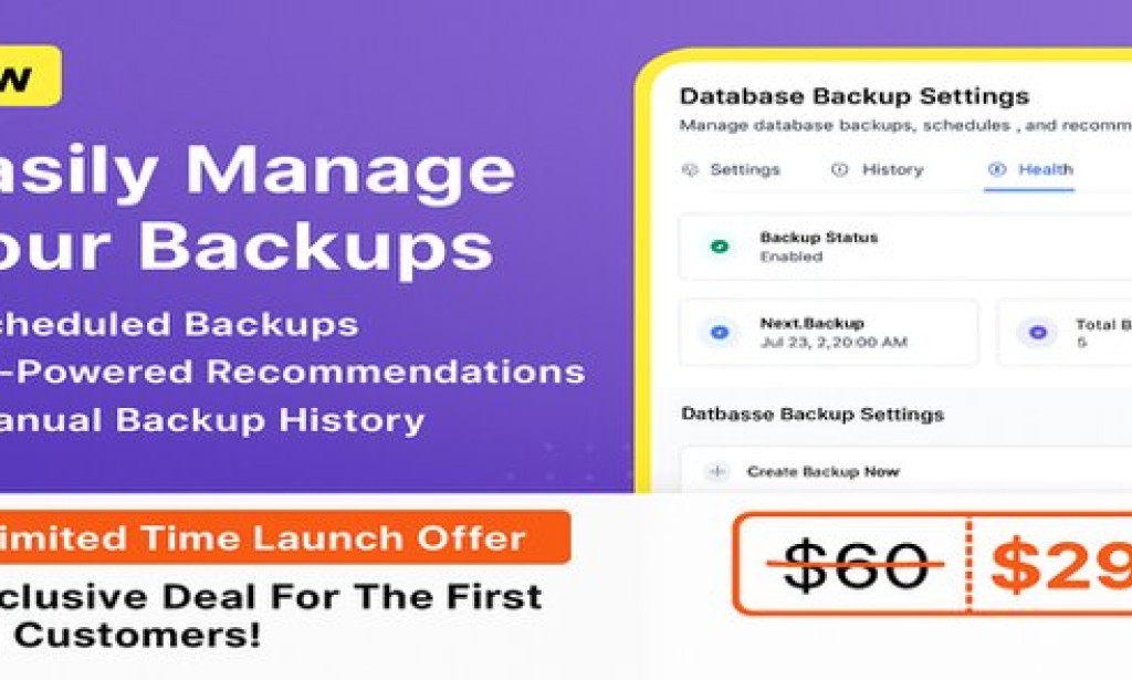 Backup Module for Tabletrack v1.0.2 – Addon