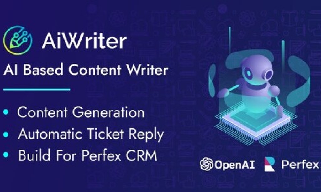 Perfex AiWriter v3.5.0 – AI Content Generator and AI Ticket Reply Module