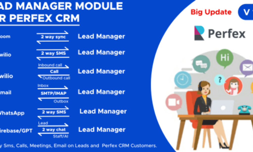 Lead Manager Module for Perfex CRM v1.0.8 – Addon