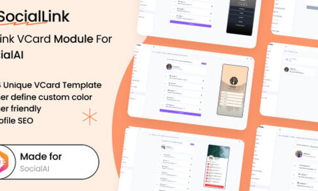 SocialLink v1.0 – Biolink VCard Module for SocialAI Addon