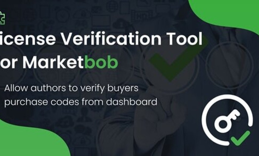License Verification Tool for Marketbob v1.0 – Addon