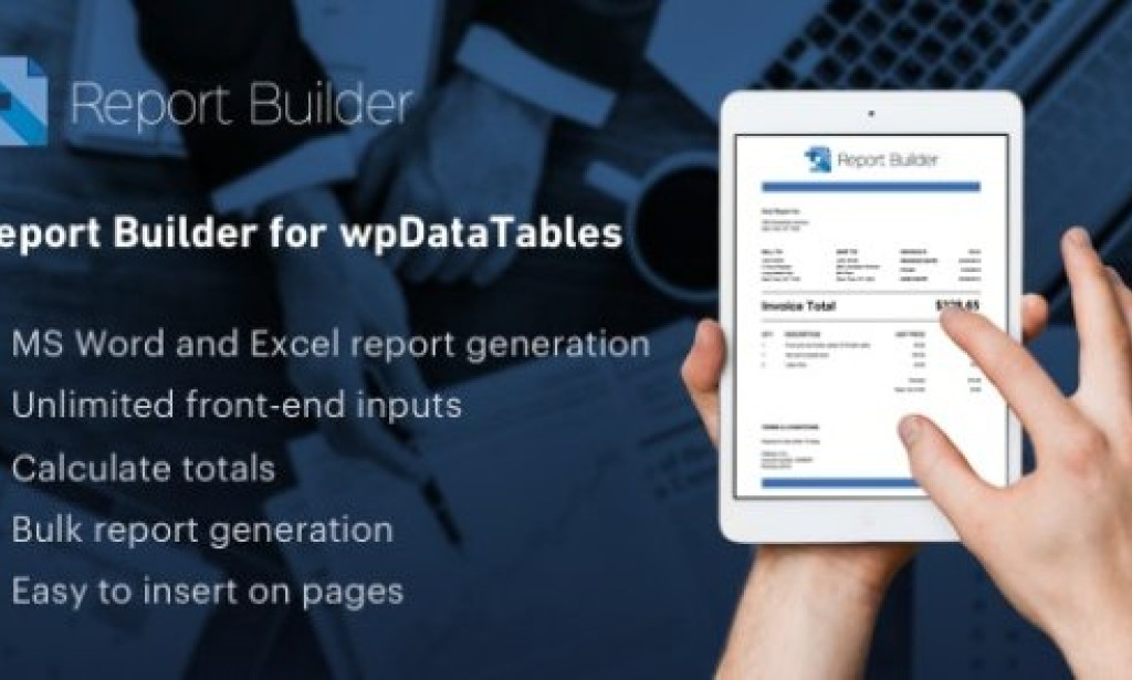 Report Builder Add-on for wpDataTables v1.3.6 – Generate Word DOCX and Excel XLSX Documents