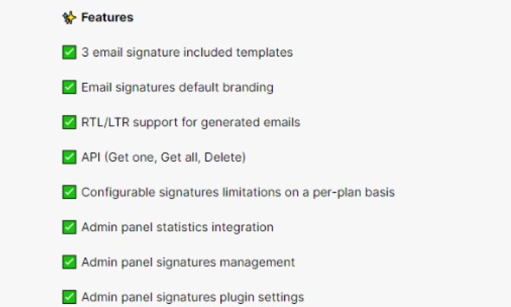 Email Signatures Plugin v1.0 for v34 by AltumCode Addon
