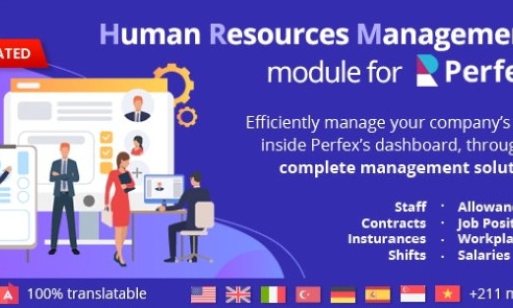 Human Resources Management v1.4 – HR Module for Perfex CRM Addon