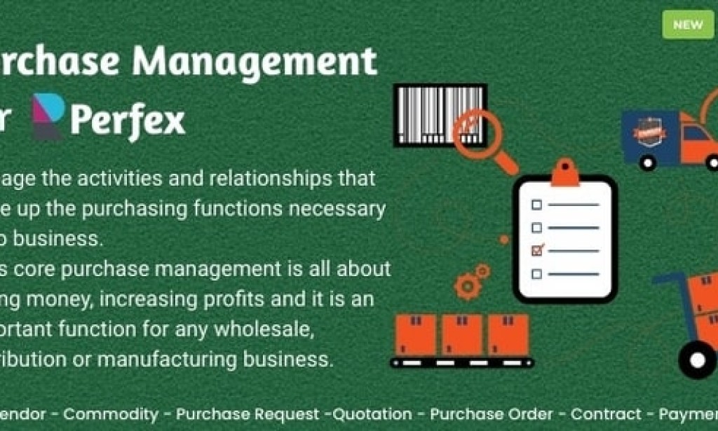 Purchase Management for Perfex CRM v1.0.6 – Addon