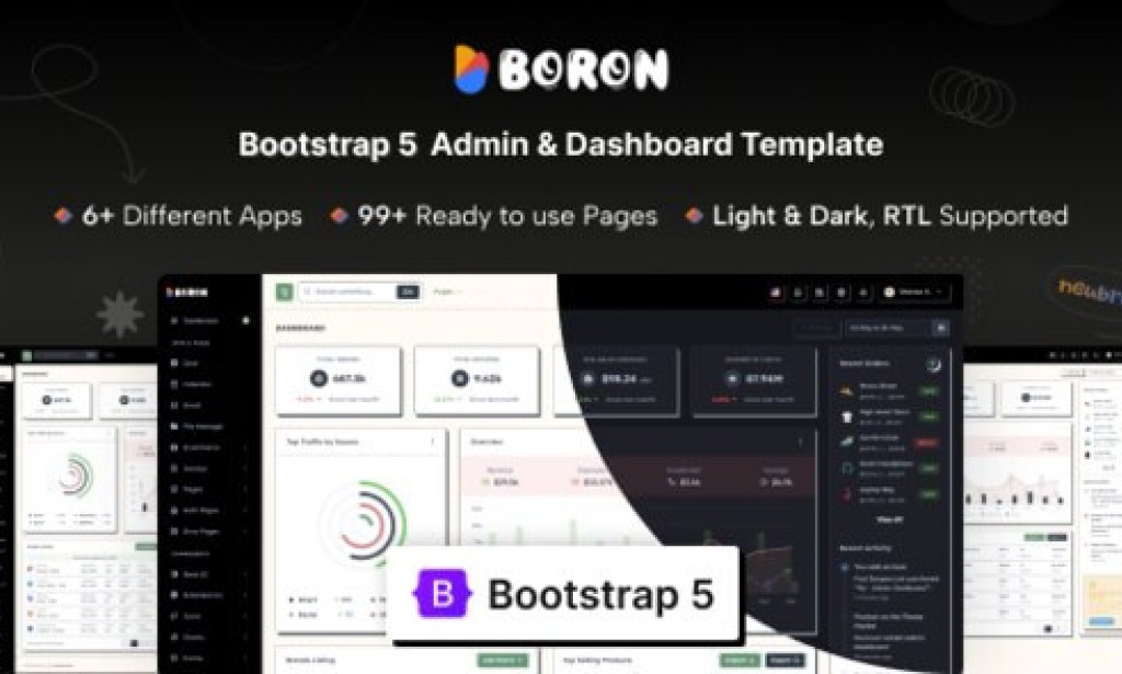 Boron – Admin & Dashboard Template