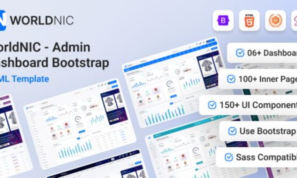 Worldnic v1.1 – Bootstrap Admin Dashboard Template