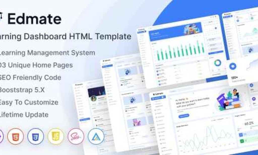 Edmate – Learning Dashboard HTML Template