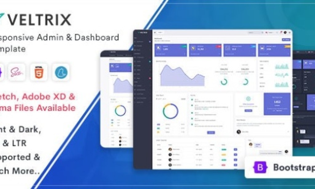 Veltrix v5.0.0 – Admin & Dashboard Template Free