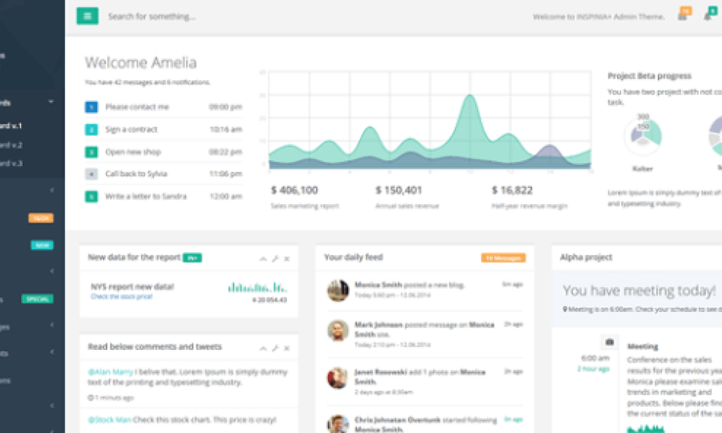Inspinia v2.9.4 – Responsive Admin Template Free