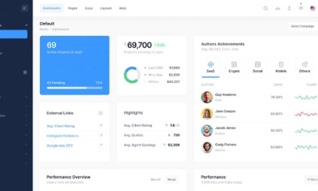 Keen v3.0.3 – Multi Demo Bootstrap Admin Dashboard Theme Free