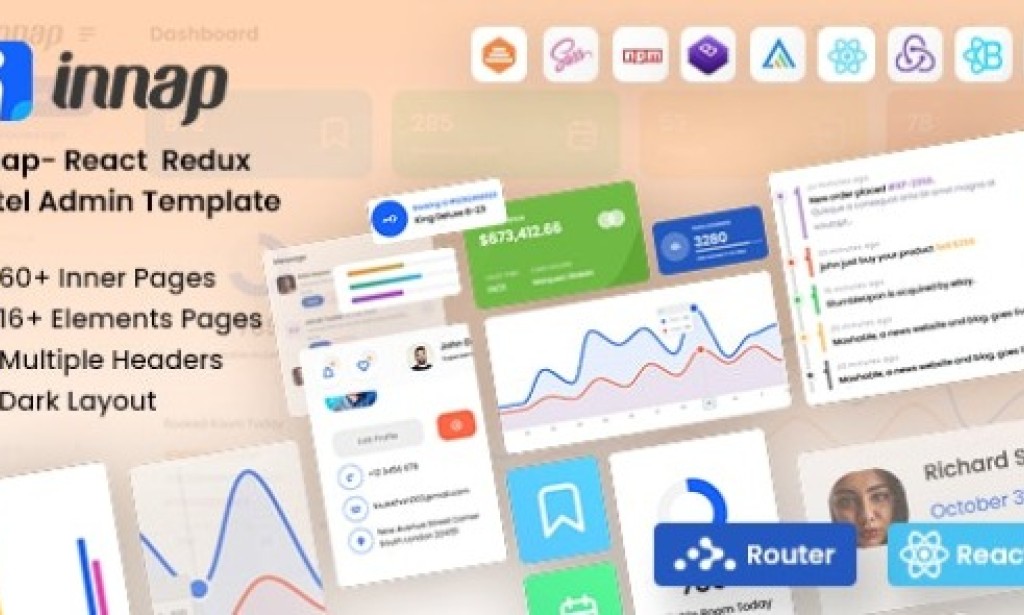Innap v1.2 – React Redux Hotel Admin Template Free