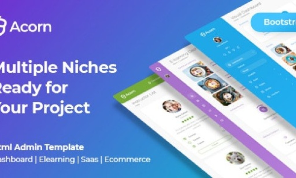 Acorn v2.0 – Bootstrap 5 HTML Laravel .Net Admin Template Free