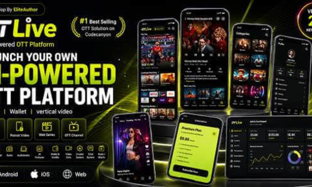 DTLive v2.1 – Movie, TV Show, OTT, Live TV, Streaming Flutter App (Android, iOS, Web) with Admin Panel Source