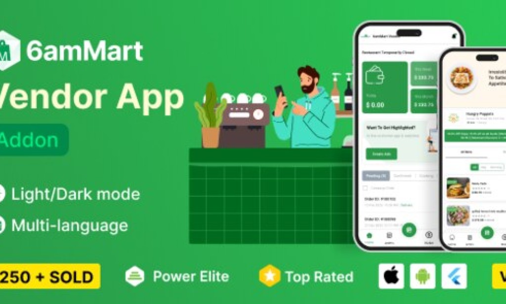6amMart v3.8 – Vendor App Source Code