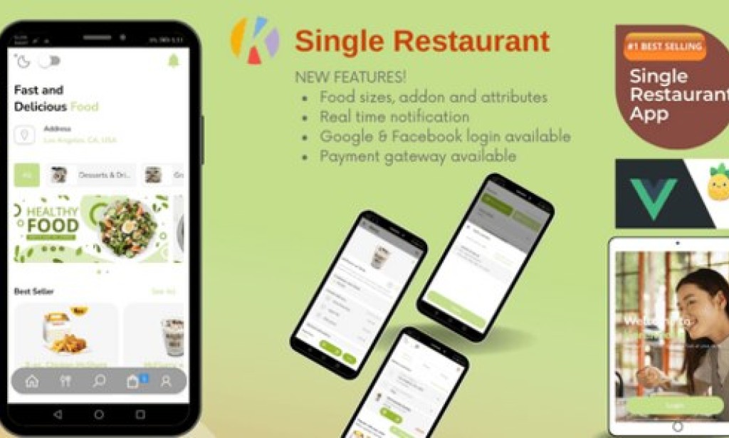 Karenderia Single Restaurant App v1.0.5 – Food Ordering with Restaurant Panel