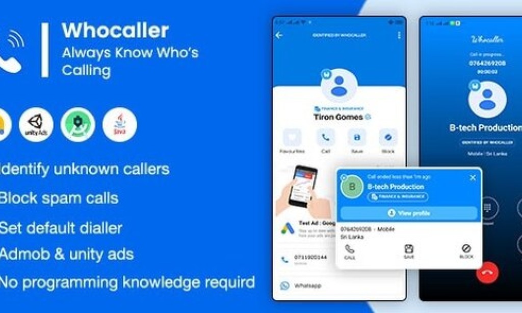 Whocaller v1.7 – Caller ID & Spam Blocker Source