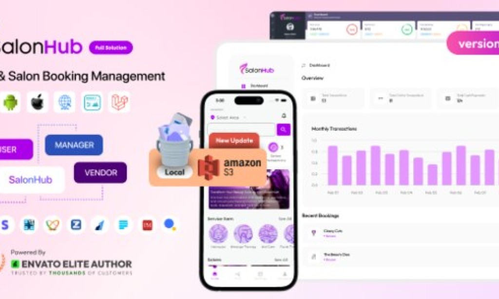 SalonHub v2.0 – Spa & Salon Booking Management Full Solution