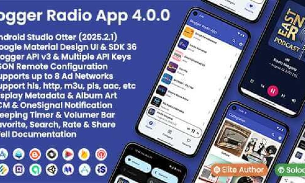 Blogger Radio App v4.0.0 – Blogger API v3 Source