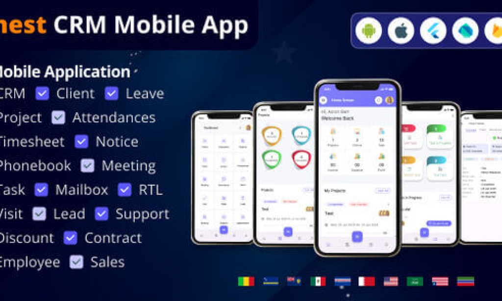 Onest CRM v1.5 – Multiple Platform CRM Mobile Application Source