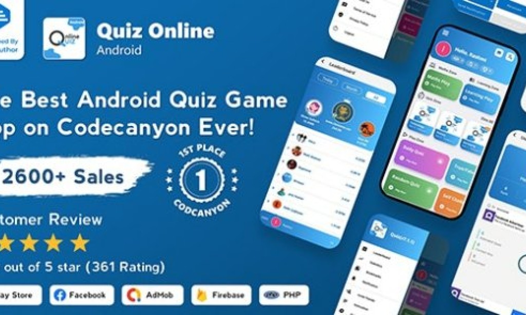 Quiz Online v7.1.6 Nulled – Trivia Quiz | Quiz Game | Web Quiz + Admin Panel Source