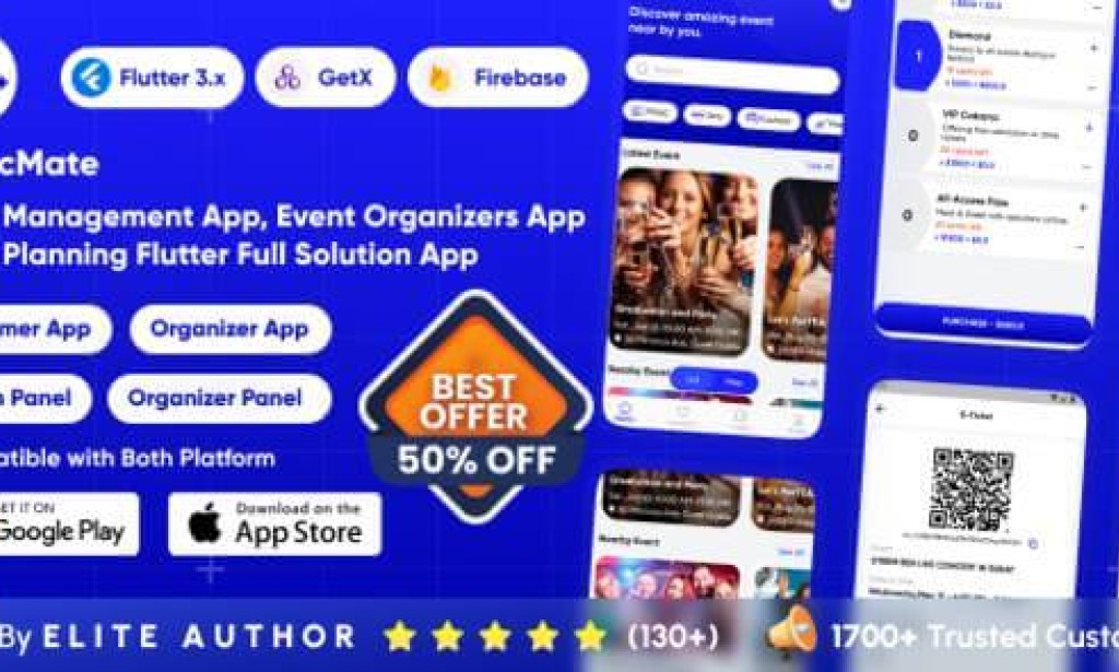 MagicMate v1.4 – Multivendor Ticket Booking Management App, Event Ticket Booking App, Full Solution Source