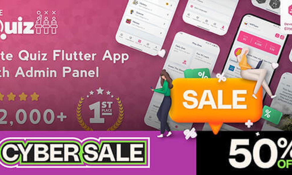 Elite Quiz v2.3.7 Nulled – Trivia Quiz | Quiz Game – Flutter Full App + Admin Panel App Source